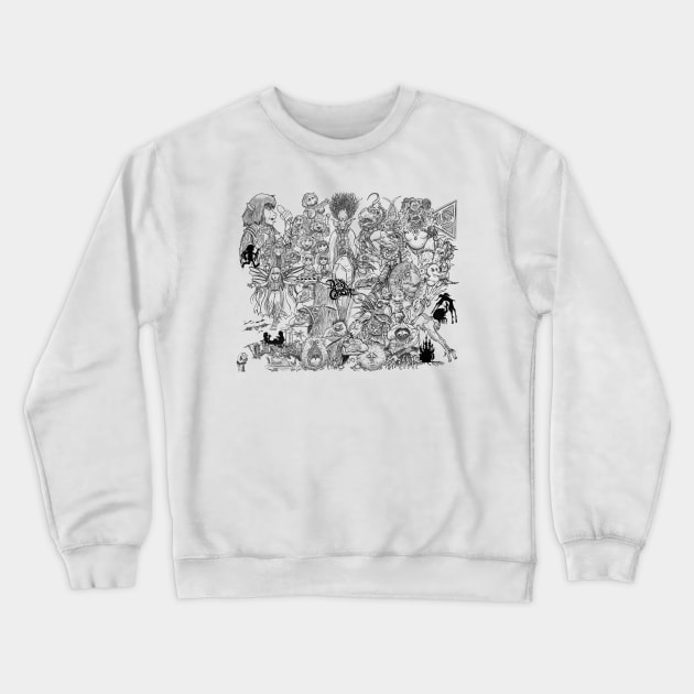 The Dark Crystal (Inktober Edition) Crewneck Sweatshirt by UzzyWorks